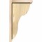 Ekena Millwork Carmel Rough Sawn Corbel w/Backplate, Douglas Fir, 8"W x 10"D x 18"H COR08X10X18CAR01RDF - alternate 2